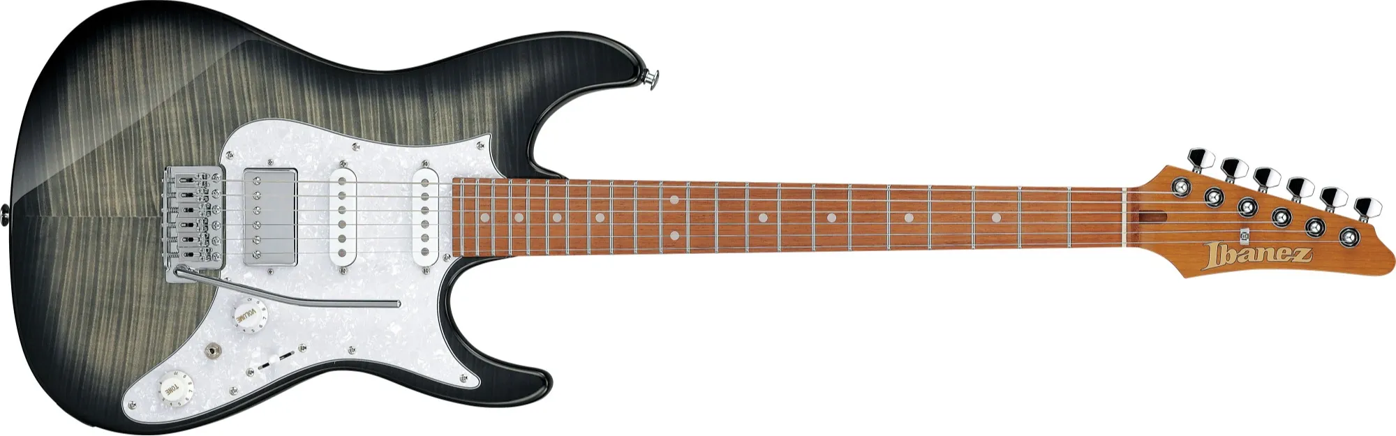 Ibanez AZ22S1F-TKS transparent black sunburst